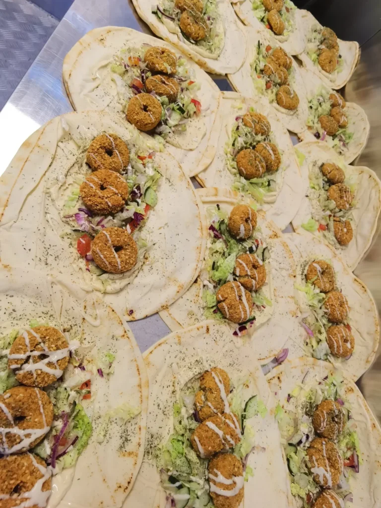 falafels-levering voor bedrijven